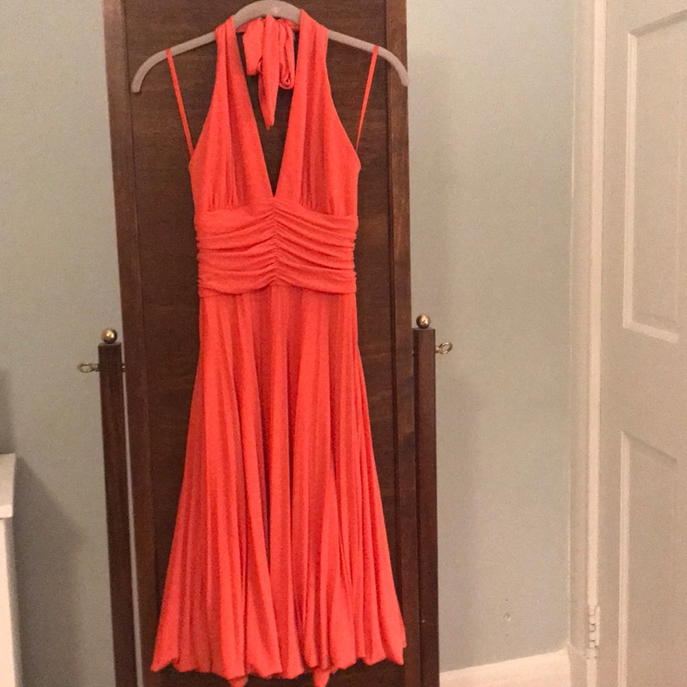 Orange dress